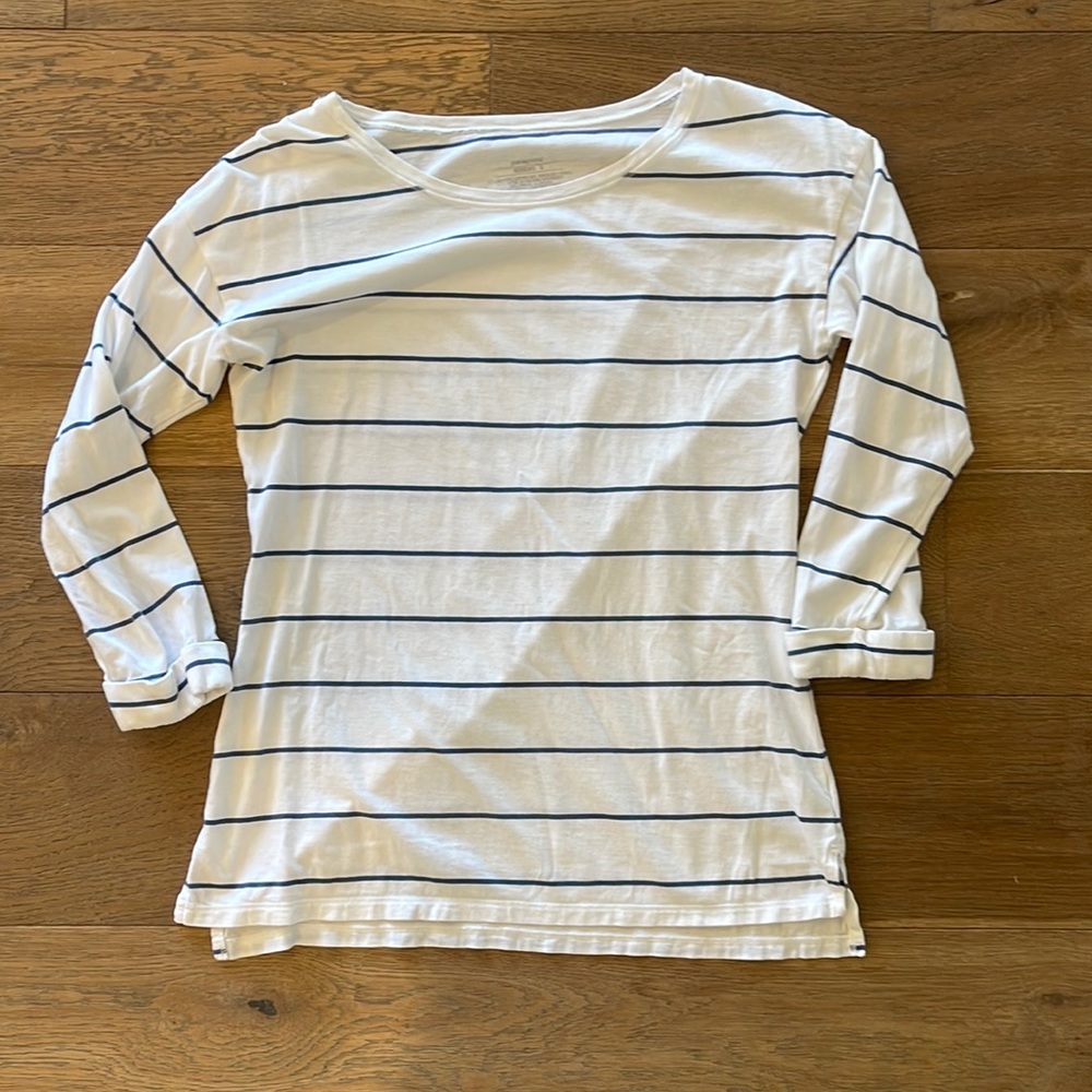 Patagonia Striped Roll Sleeve Tee